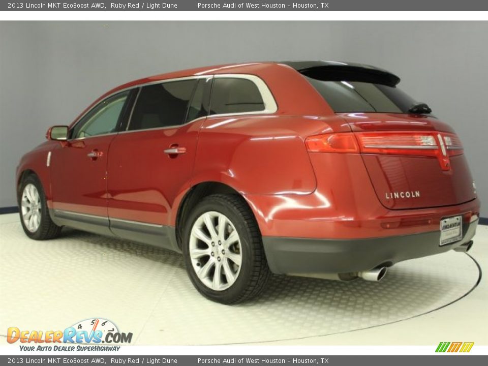 2013 Lincoln MKT EcoBoost AWD Ruby Red / Light Dune Photo #5