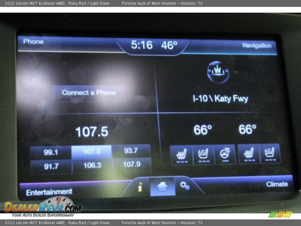 2013 Lincoln MKT EcoBoost AWD Ruby Red / Light Dune Photo #25