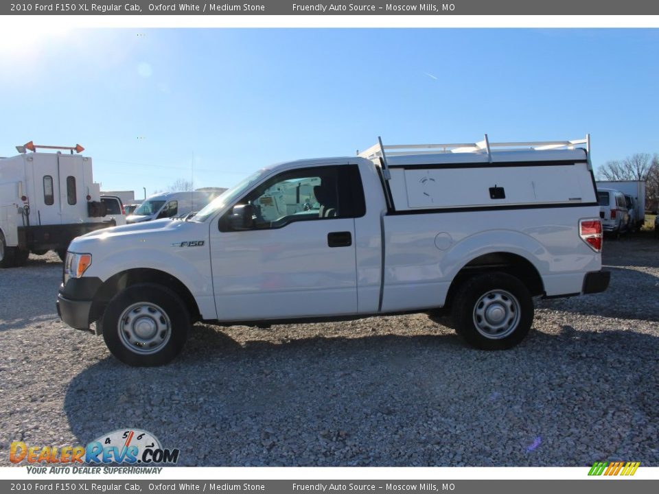2010 Ford F150 XL Regular Cab Oxford White / Medium Stone Photo #3