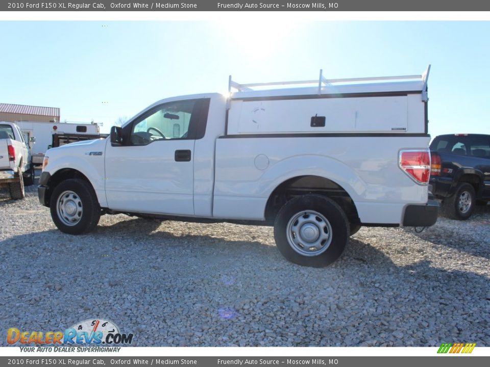 2010 Ford F150 XL Regular Cab Oxford White / Medium Stone Photo #4