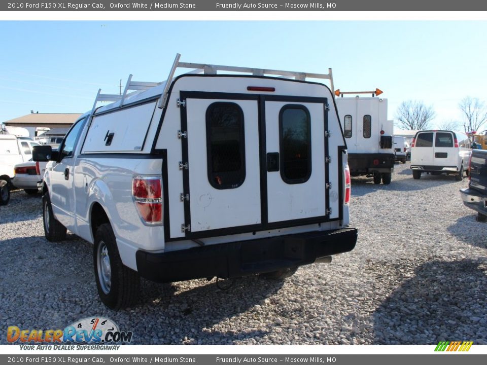 2010 Ford F150 XL Regular Cab Oxford White / Medium Stone Photo #5