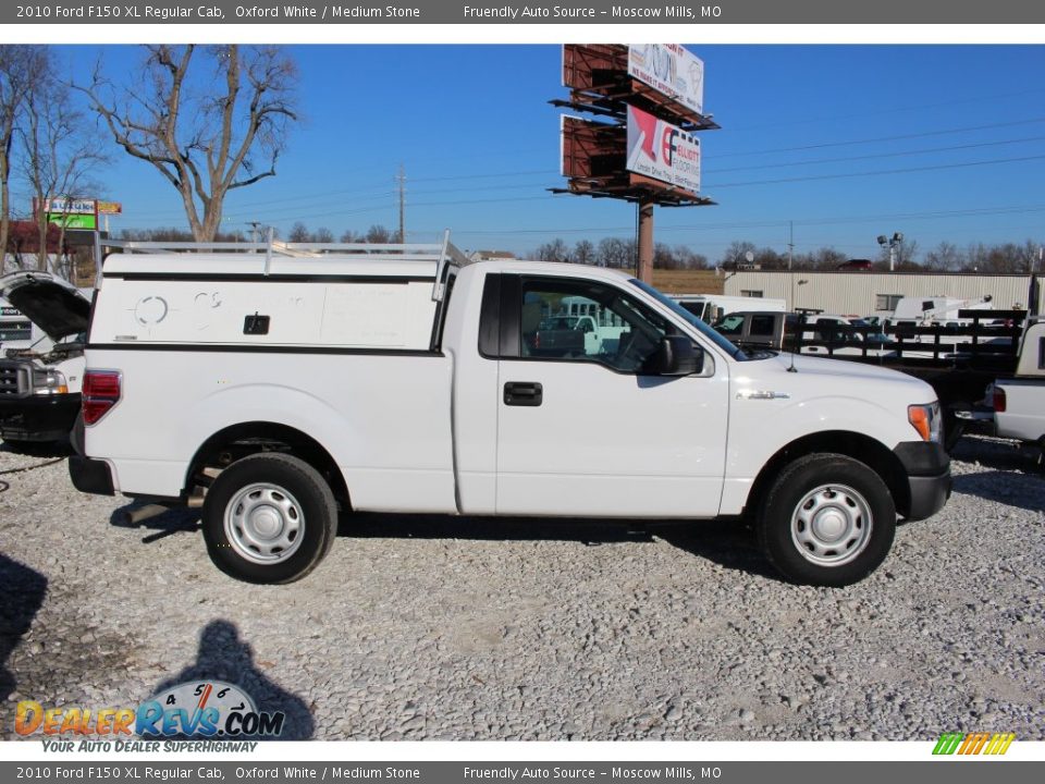 2010 Ford F150 XL Regular Cab Oxford White / Medium Stone Photo #8