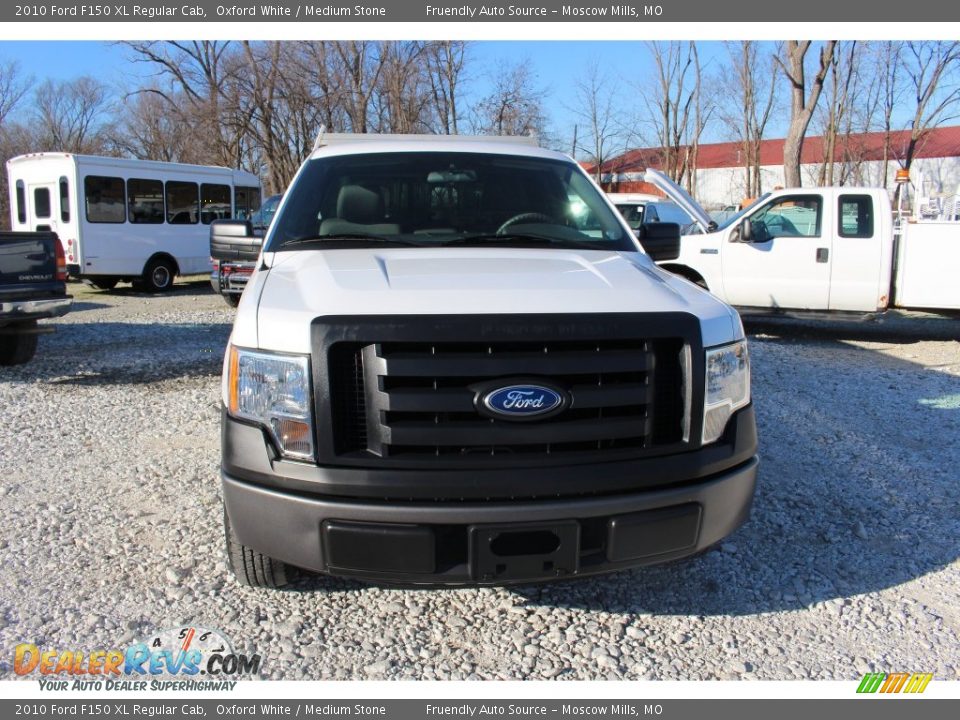 2010 Ford F150 XL Regular Cab Oxford White / Medium Stone Photo #11