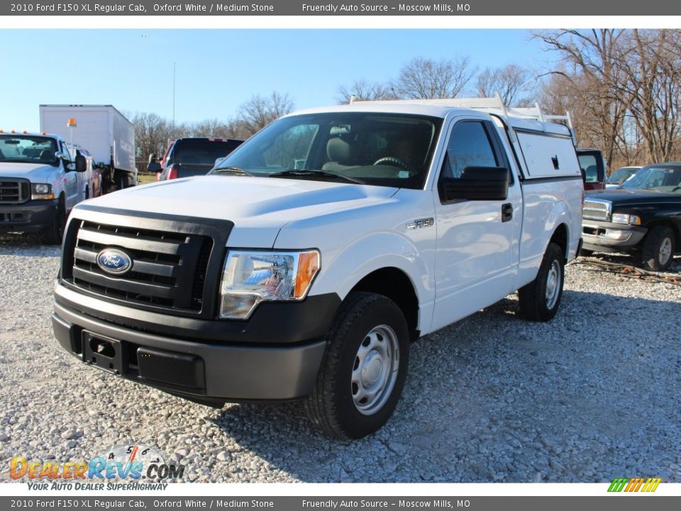 2010 Ford F150 XL Regular Cab Oxford White / Medium Stone Photo #12