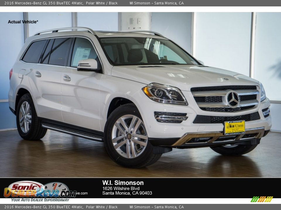 2016 Mercedes-Benz GL 350 BlueTEC 4Matic Polar White / Black Photo #1