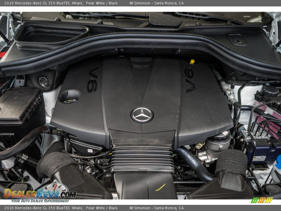 2016 Mercedes-Benz GL 350 BlueTEC 4Matic Polar White / Black Photo #8