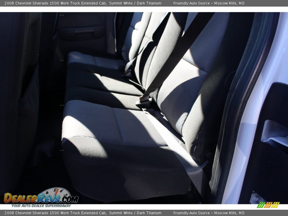 2008 Chevrolet Silverado 1500 Work Truck Extended Cab Summit White / Dark Titanium Photo #10