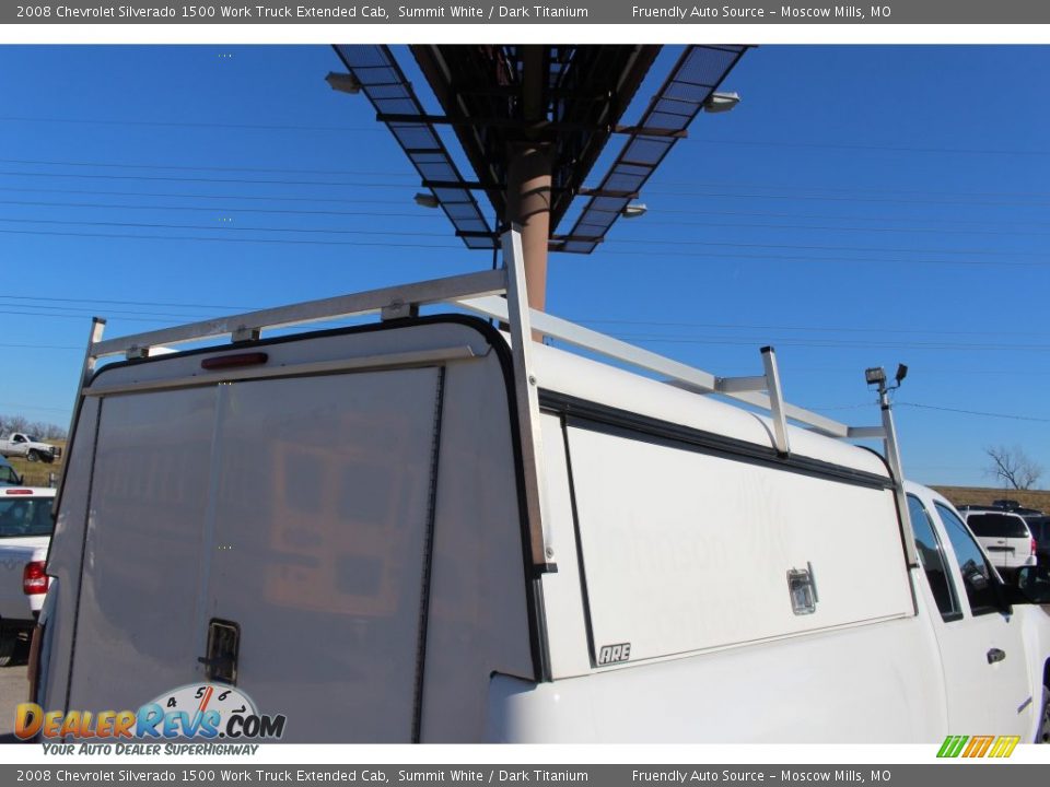 2008 Chevrolet Silverado 1500 Work Truck Extended Cab Summit White / Dark Titanium Photo #27