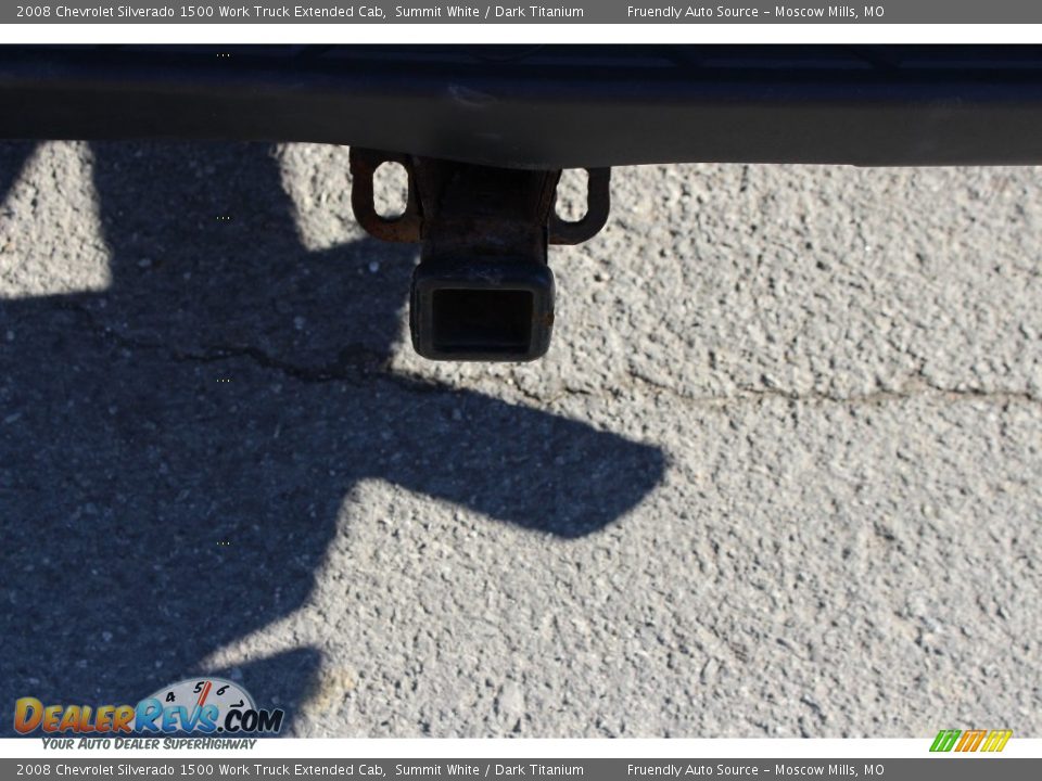 2008 Chevrolet Silverado 1500 Work Truck Extended Cab Summit White / Dark Titanium Photo #29