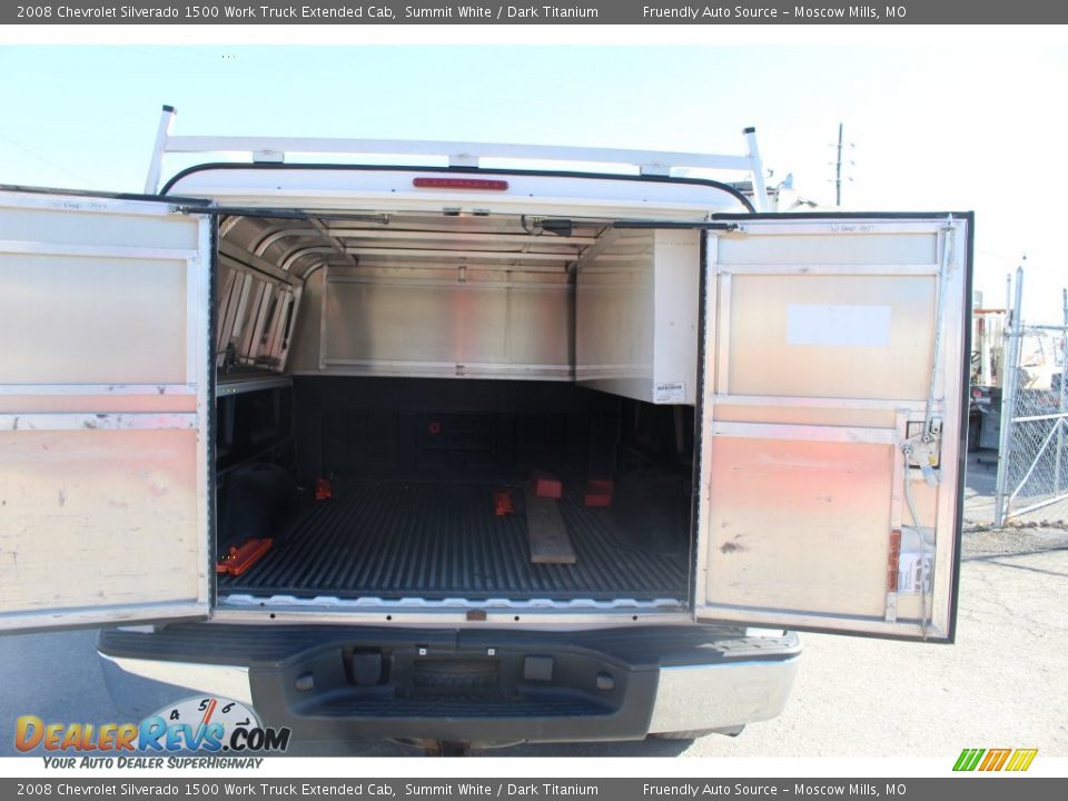 2008 Chevrolet Silverado 1500 Work Truck Extended Cab Summit White / Dark Titanium Photo #30