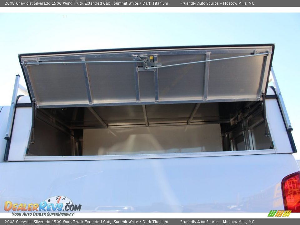 2008 Chevrolet Silverado 1500 Work Truck Extended Cab Summit White / Dark Titanium Photo #33