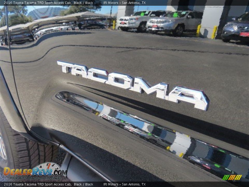2016 Toyota Tacoma TRD Sport Access Cab Black / Black Photo #20