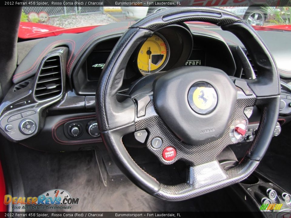 2012 Ferrari 458 Spider Steering Wheel Photo #13