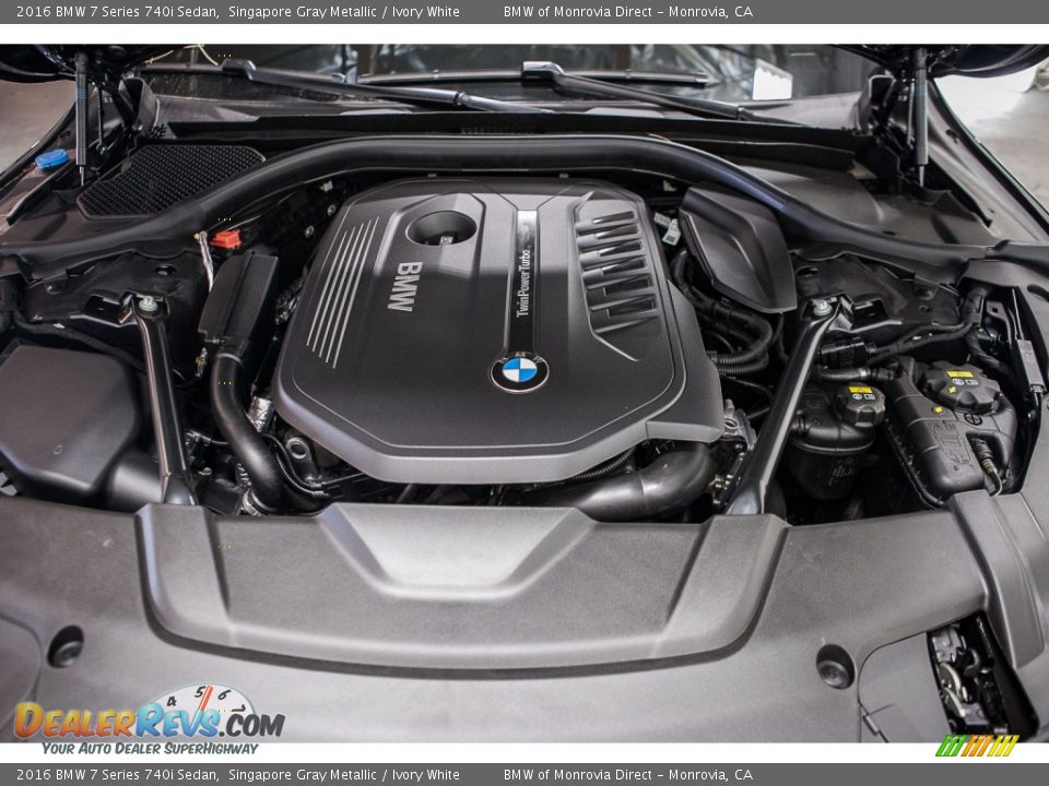 2016 BMW 7 Series 740i Sedan 3.0 Liter DI TwinPower Turbocharged DOHC 24-Valve VVT Inline 6 Cylinder Engine Photo #9