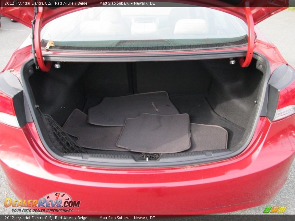 2012 Hyundai Elantra GLS Red Allure / Beige Photo #19