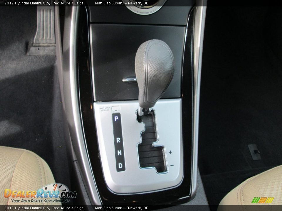 2012 Hyundai Elantra GLS Red Allure / Beige Photo #26