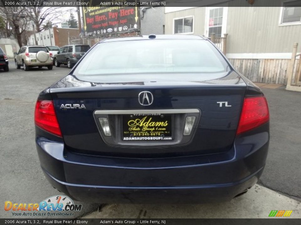 2006 Acura TL 3.2 Royal Blue Pearl / Ebony Photo #6