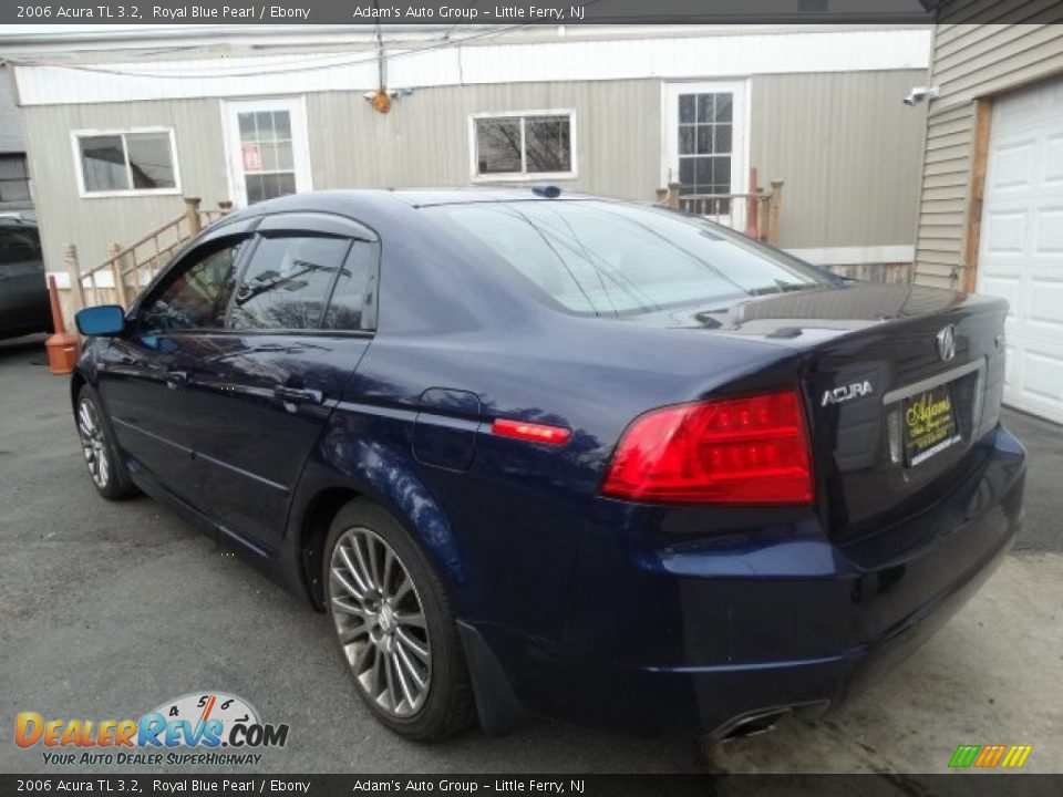 2006 Acura TL 3.2 Royal Blue Pearl / Ebony Photo #7