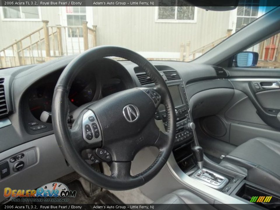 2006 Acura TL 3.2 Royal Blue Pearl / Ebony Photo #10