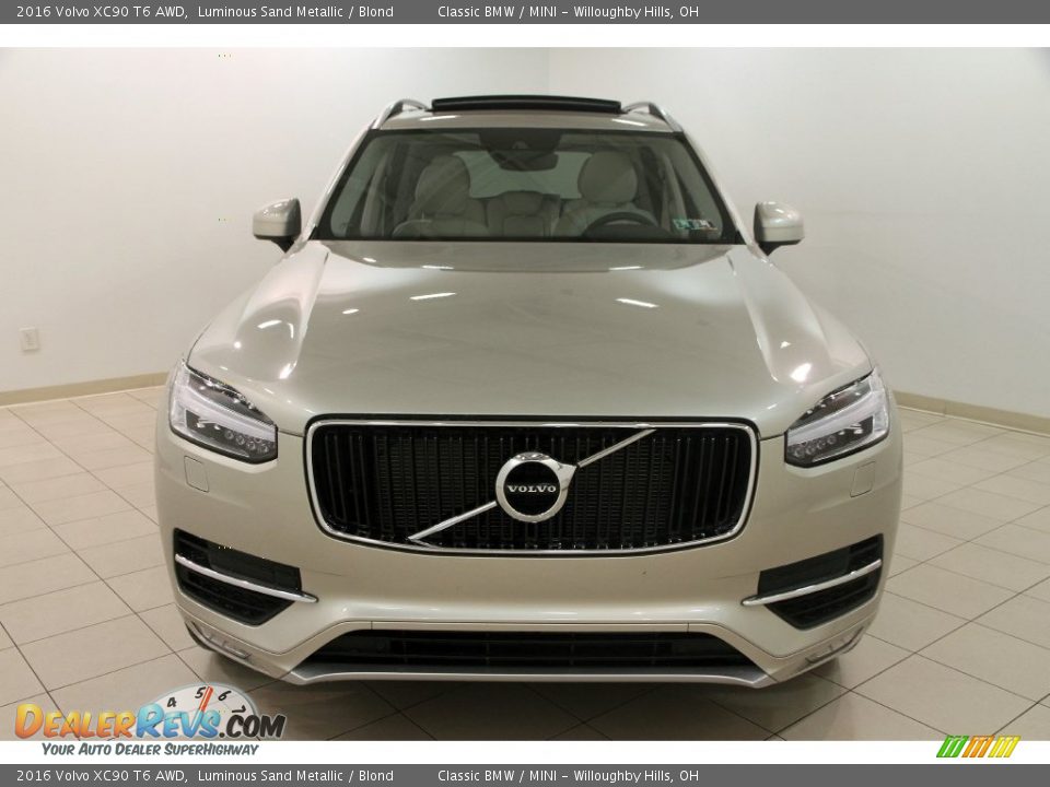 2016 Volvo XC90 T6 AWD Luminous Sand Metallic / Blond Photo #2
