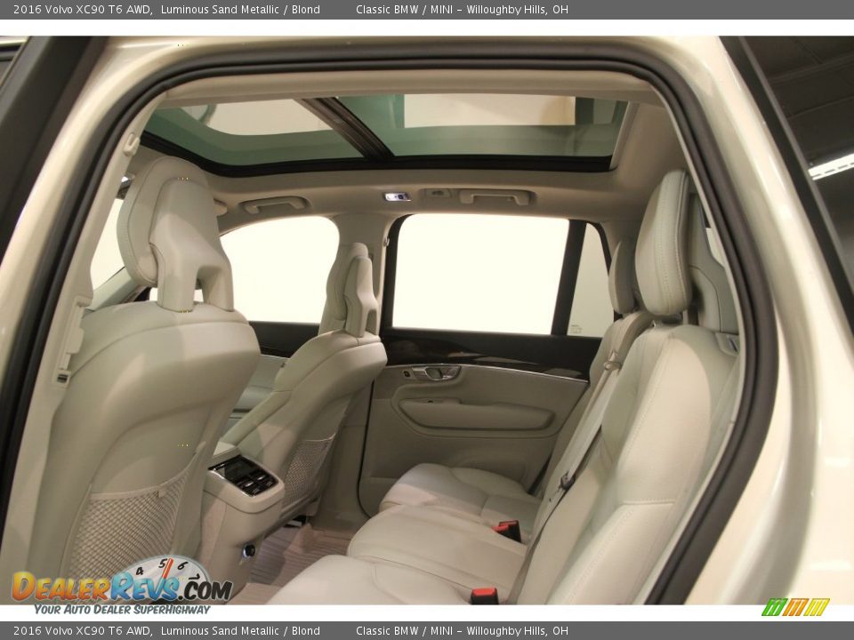 Rear Seat of 2016 Volvo XC90 T6 AWD Photo #20