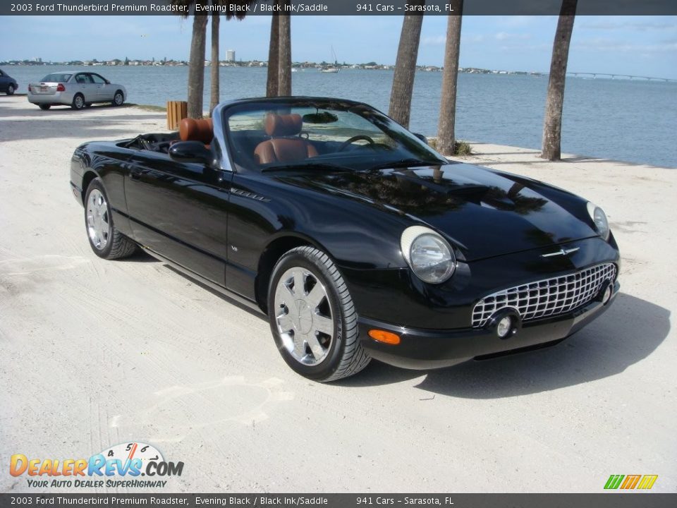 Front 3/4 View of 2003 Ford Thunderbird Premium Roadster Photo #1
