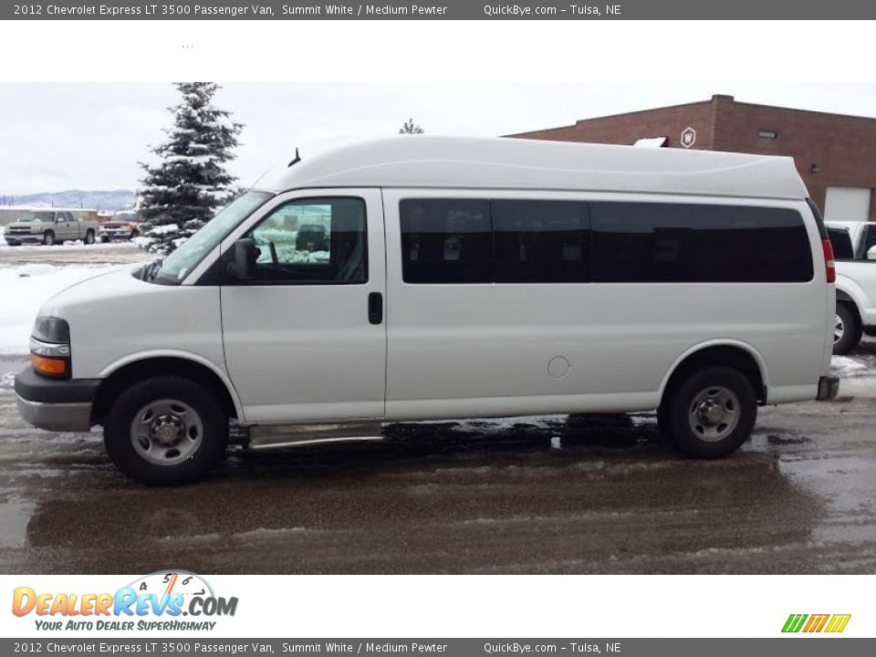 2012 Chevrolet Express LT 3500 Passenger Van Summit White / Medium Pewter Photo #1