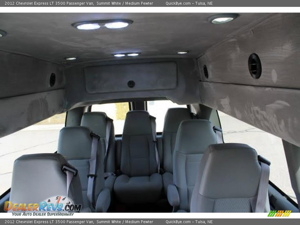 2012 Chevrolet Express LT 3500 Passenger Van Summit White / Medium Pewter Photo #5