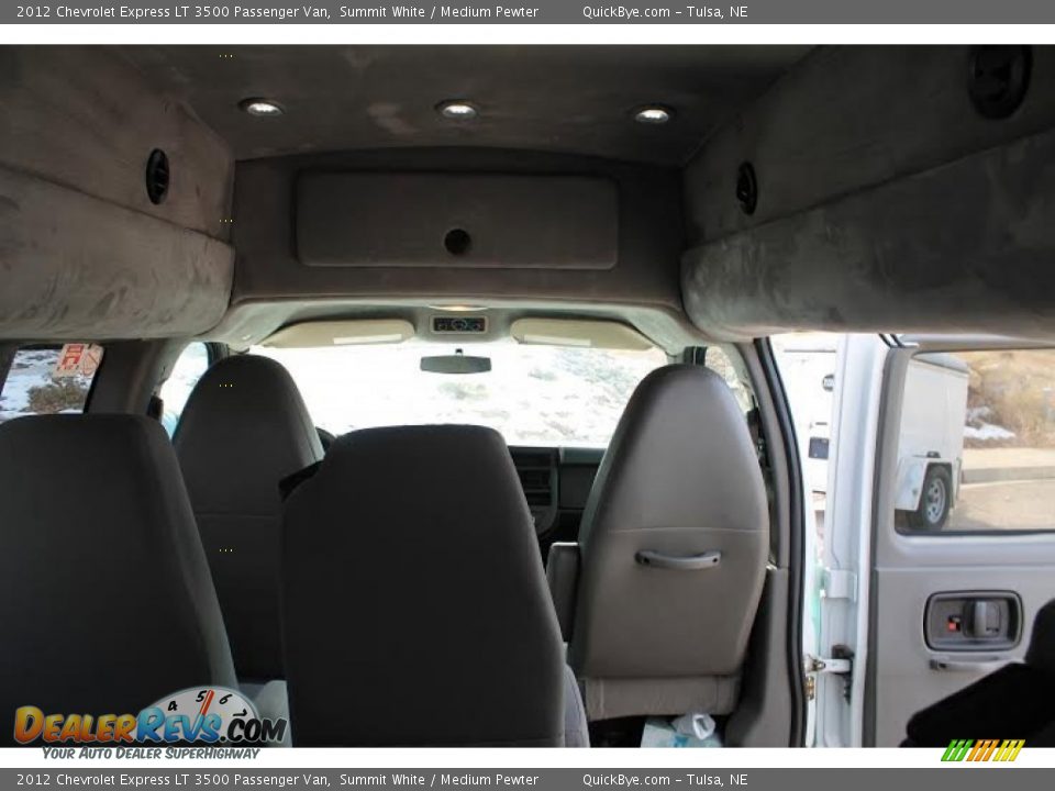 2012 Chevrolet Express LT 3500 Passenger Van Summit White / Medium Pewter Photo #6
