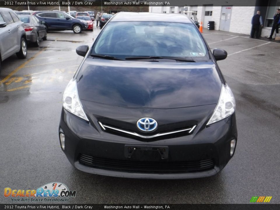 2012 Toyota Prius v Five Hybrid Black / Dark Gray Photo #4
