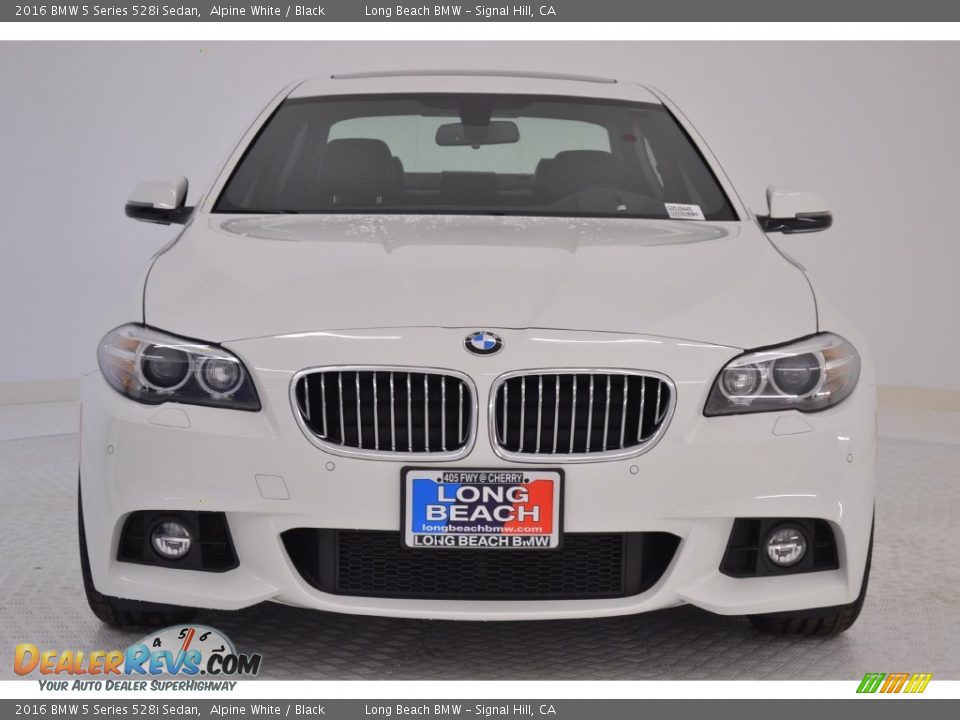2016 BMW 5 Series 528i Sedan Alpine White / Black Photo #2