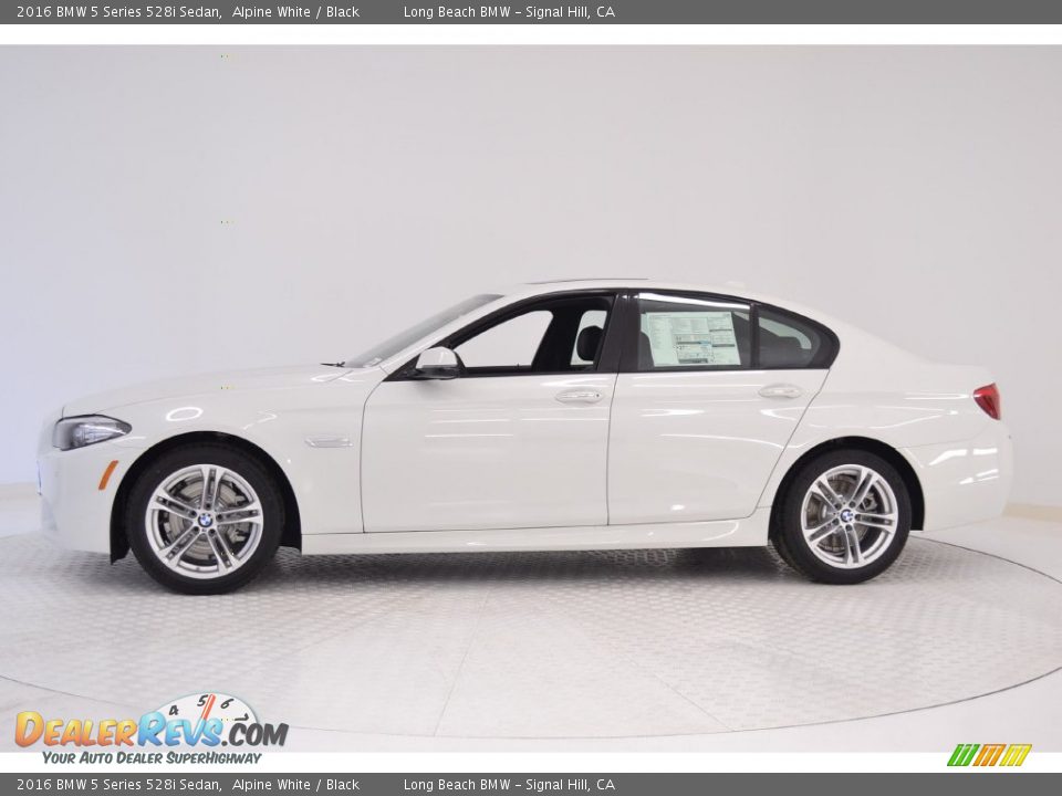 2016 BMW 5 Series 528i Sedan Alpine White / Black Photo #3