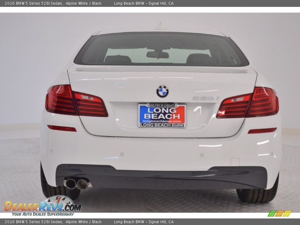 2016 BMW 5 Series 528i Sedan Alpine White / Black Photo #5