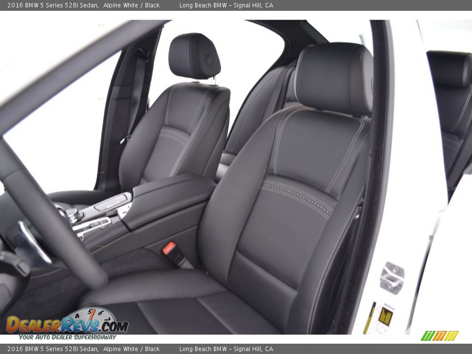 2016 BMW 5 Series 528i Sedan Alpine White / Black Photo #8