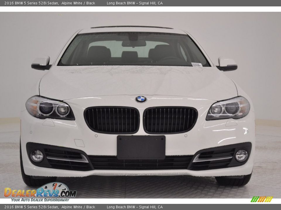 2016 BMW 5 Series 528i Sedan Alpine White / Black Photo #2