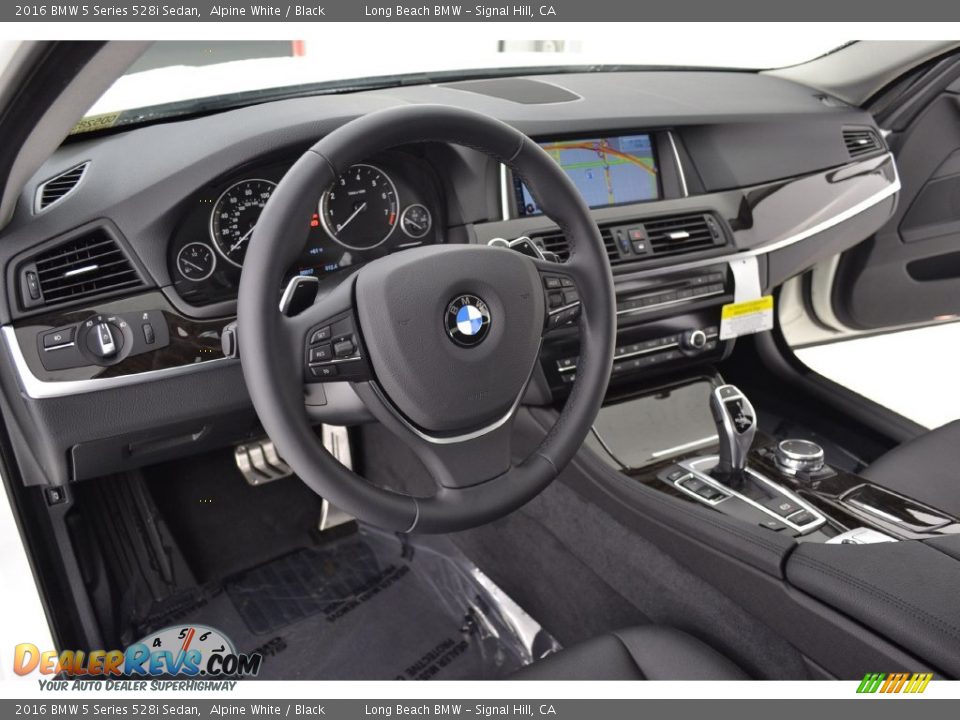 2016 BMW 5 Series 528i Sedan Alpine White / Black Photo #6