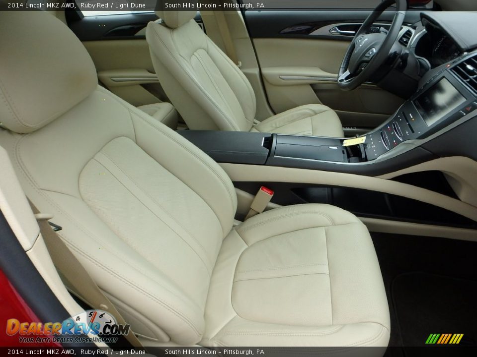2014 Lincoln MKZ AWD Ruby Red / Light Dune Photo #10