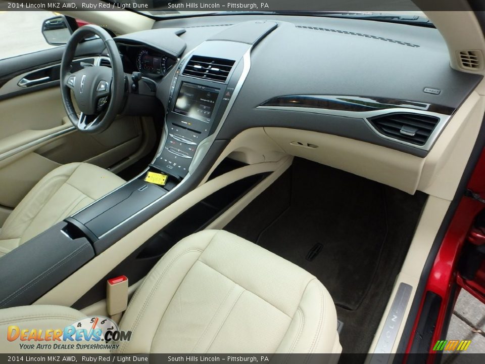 2014 Lincoln MKZ AWD Ruby Red / Light Dune Photo #11