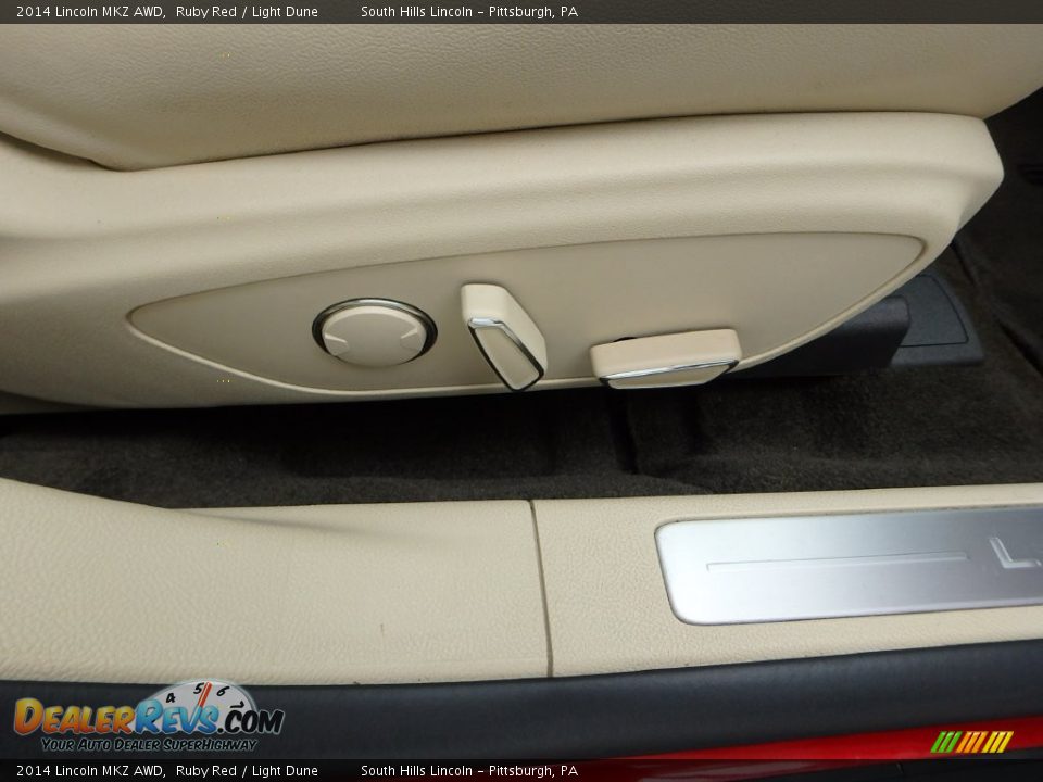 2014 Lincoln MKZ AWD Ruby Red / Light Dune Photo #13
