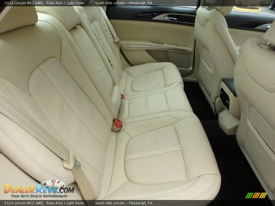 2014 Lincoln MKZ AWD Ruby Red / Light Dune Photo #14