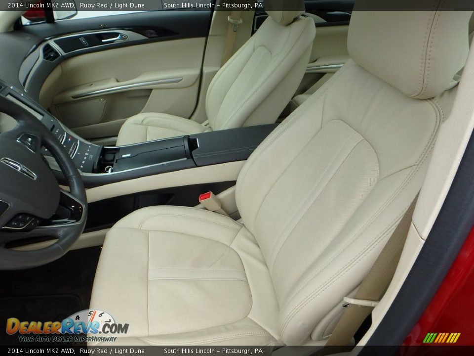 2014 Lincoln MKZ AWD Ruby Red / Light Dune Photo #15