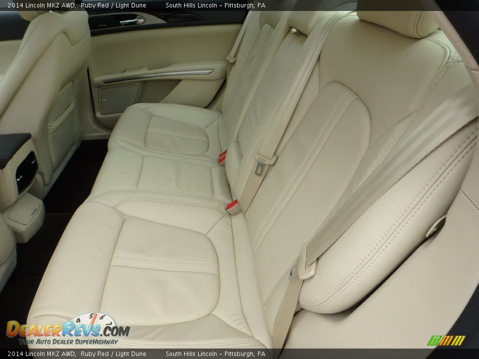 2014 Lincoln MKZ AWD Ruby Red / Light Dune Photo #16