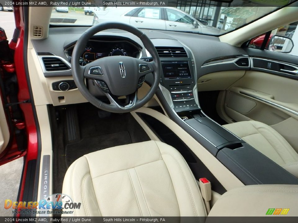 2014 Lincoln MKZ AWD Ruby Red / Light Dune Photo #17
