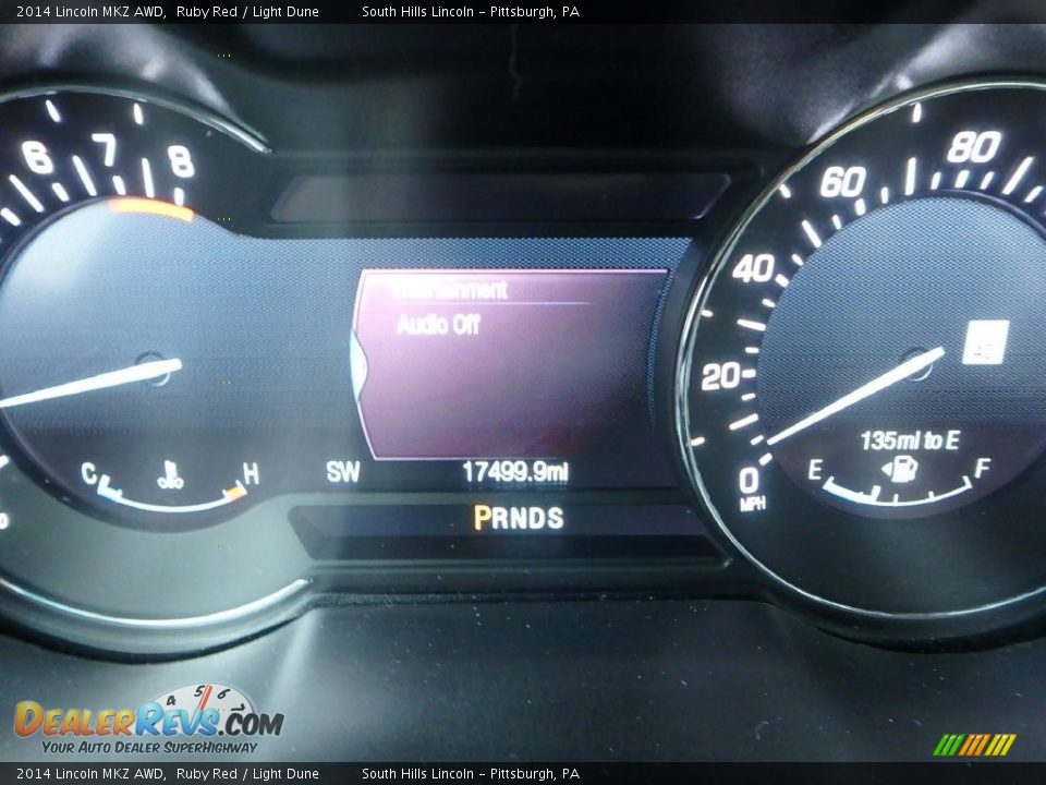 2014 Lincoln MKZ AWD Ruby Red / Light Dune Photo #24