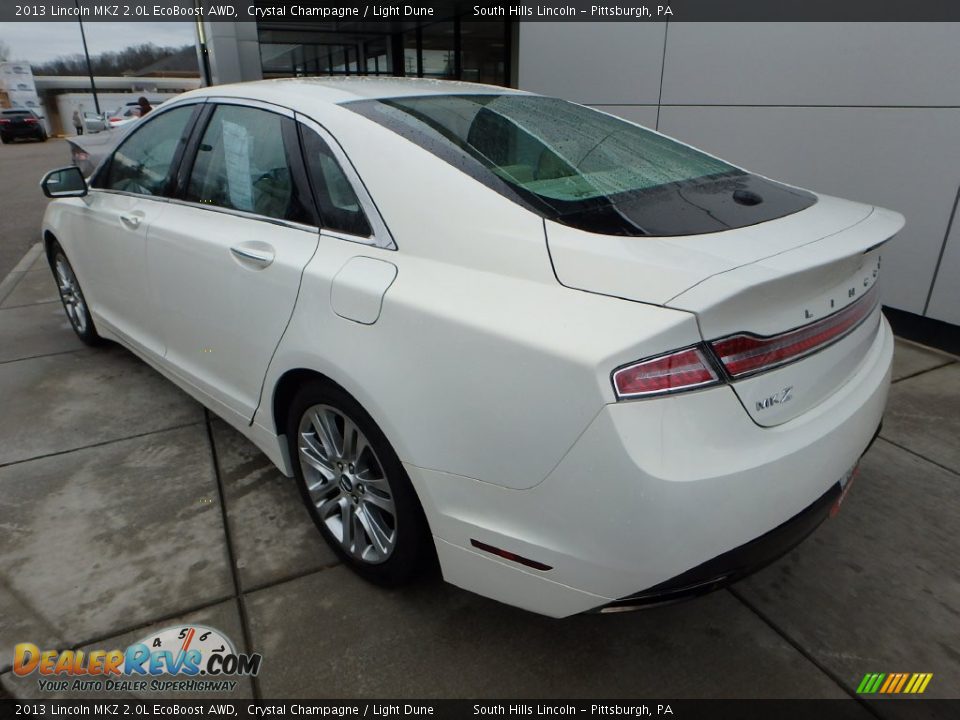 2013 Lincoln MKZ 2.0L EcoBoost AWD Crystal Champagne / Light Dune Photo #3