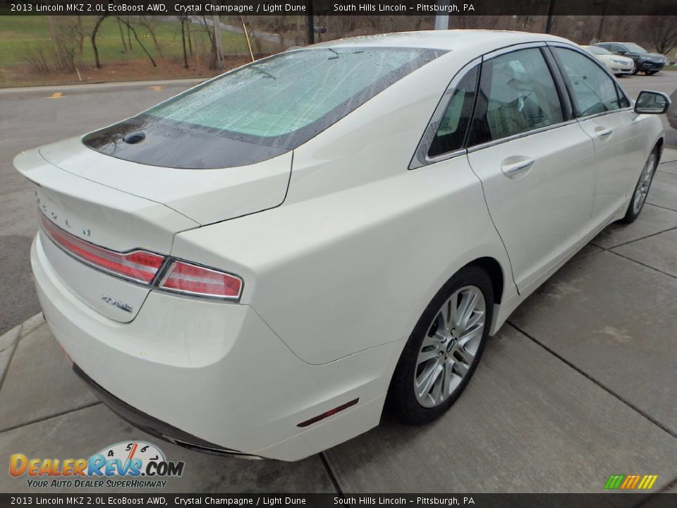 2013 Lincoln MKZ 2.0L EcoBoost AWD Crystal Champagne / Light Dune Photo #5