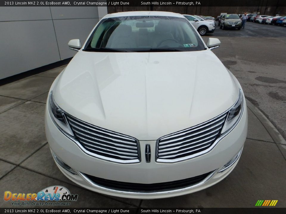 2013 Lincoln MKZ 2.0L EcoBoost AWD Crystal Champagne / Light Dune Photo #8