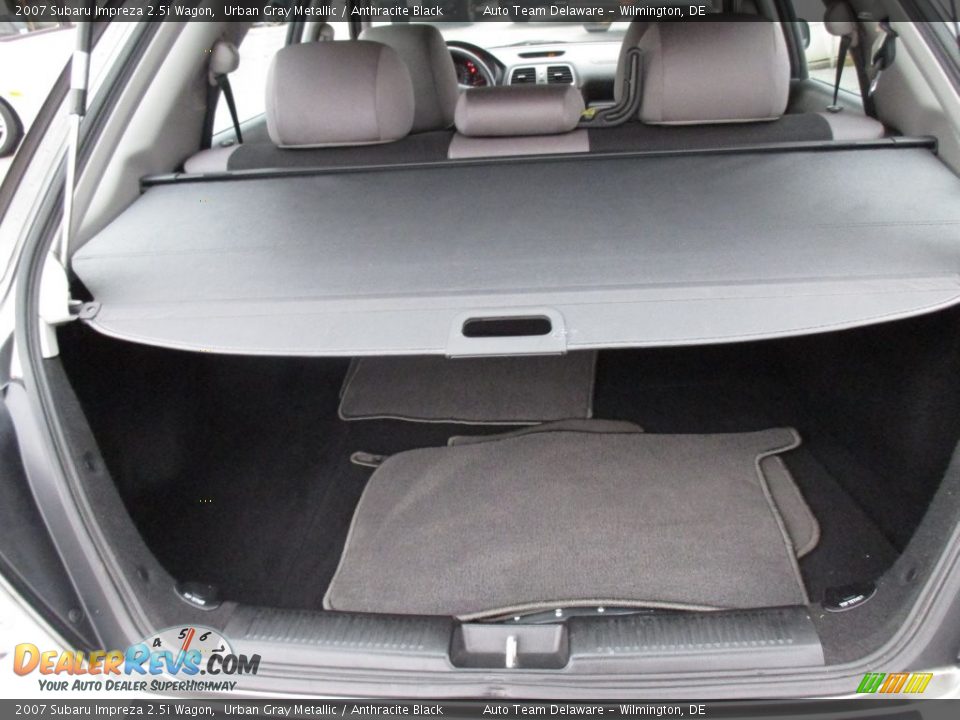 2007 Subaru Impreza 2.5i Wagon Urban Gray Metallic / Anthracite Black Photo #25