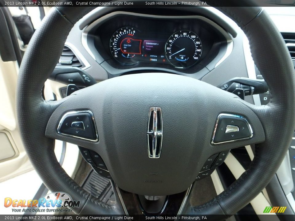 2013 Lincoln MKZ 2.0L EcoBoost AWD Crystal Champagne / Light Dune Photo #22