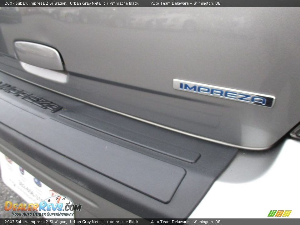 2007 Subaru Impreza 2.5i Wagon Urban Gray Metallic / Anthracite Black Photo #30